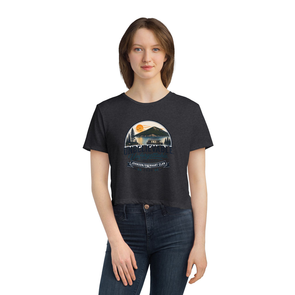 Women's Flowy Cropped Tee
