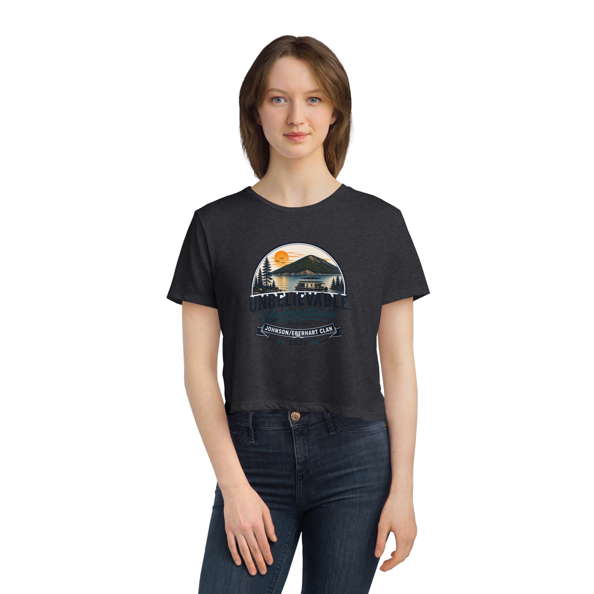 Women's Flowy Cropped Tee